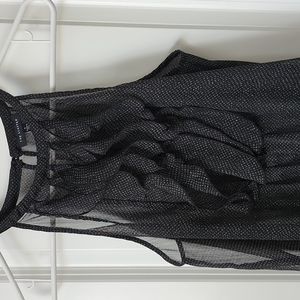 The Limited Sheer Ruffle Top